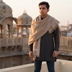 Raymond Acrylic Shawl Lohi Daksh Colour Dull Brown