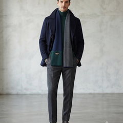 Raymond 100% Fine Pure Wool Muffler Colour Grey, Green N Blue