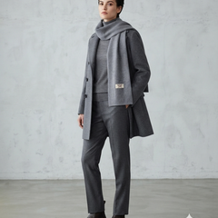 Raymond 100% Fine Pure Wool Muffler Colour Grey