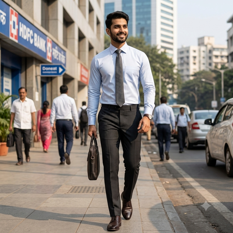 Trouser Fabric Donear 4Way Stretchable Premium Lining Color Dull Black