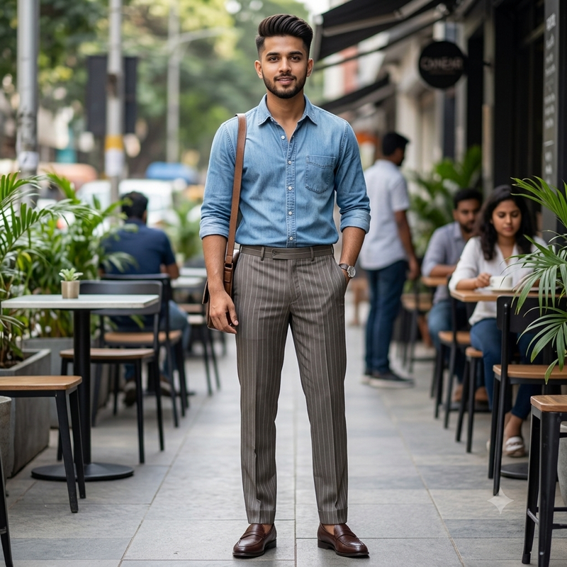 Trouser Fabric Donear Premium T/R Broad Lining Colour Beaver Brown