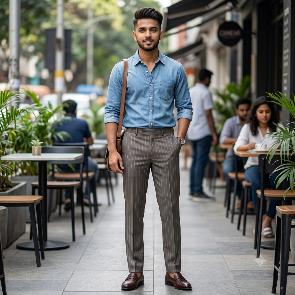 Trouser Fabric Donear Premium T/R Broad Lining Colour Beaver Brown