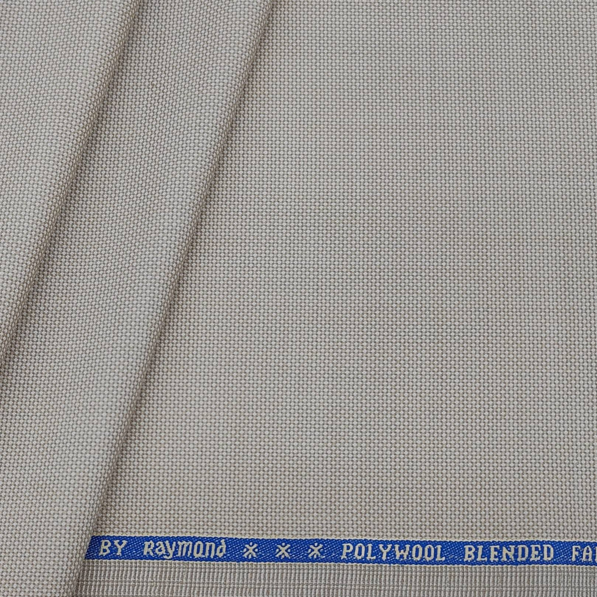 Raymond Men's Wool self Dotted Trouser Fabric(Cream)