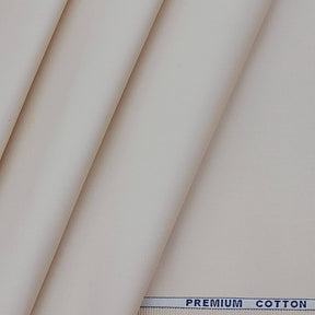 Birla Century Men's 100% cotton Stretchable Solid Trouser Fabric (Off White)