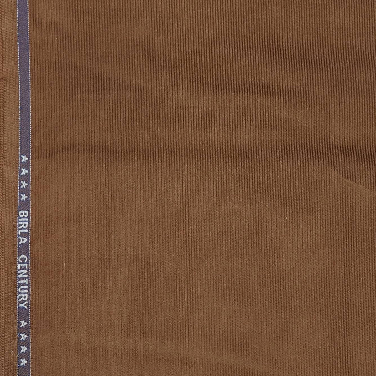 Birla Century Men's Cotton Corduroy Stretchable Trouser Fabric (Golden)