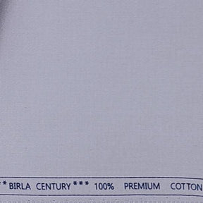 Birla Century Men's 100% cotton Stretchable Plain Trouser Fabric (Light Grey)