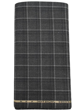 Raymond Men's 52% Wool fine Unstitched Tweed Blazer Fabric (Colour Worsted Grey)