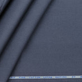 Raymond Men's Pure Cotton Premium Stretchable Solid Trouser Fabric (Colour Dark Grey)