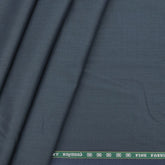 Raymond Men's Wool super 90s Premium Solid Trouser Fabric(Peacock Blue)