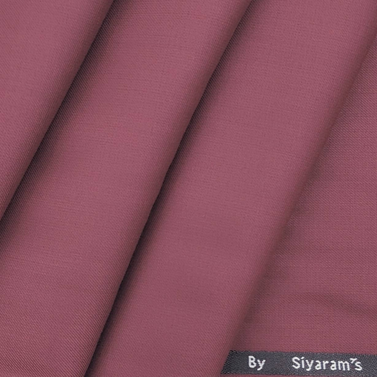 Siyaram Premium Solid Maroon Unstitched Trouser Fabric for Men