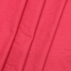 ManTire Men's Premium Polyester Viscose Soft Plain Shirt Fabric Color Red