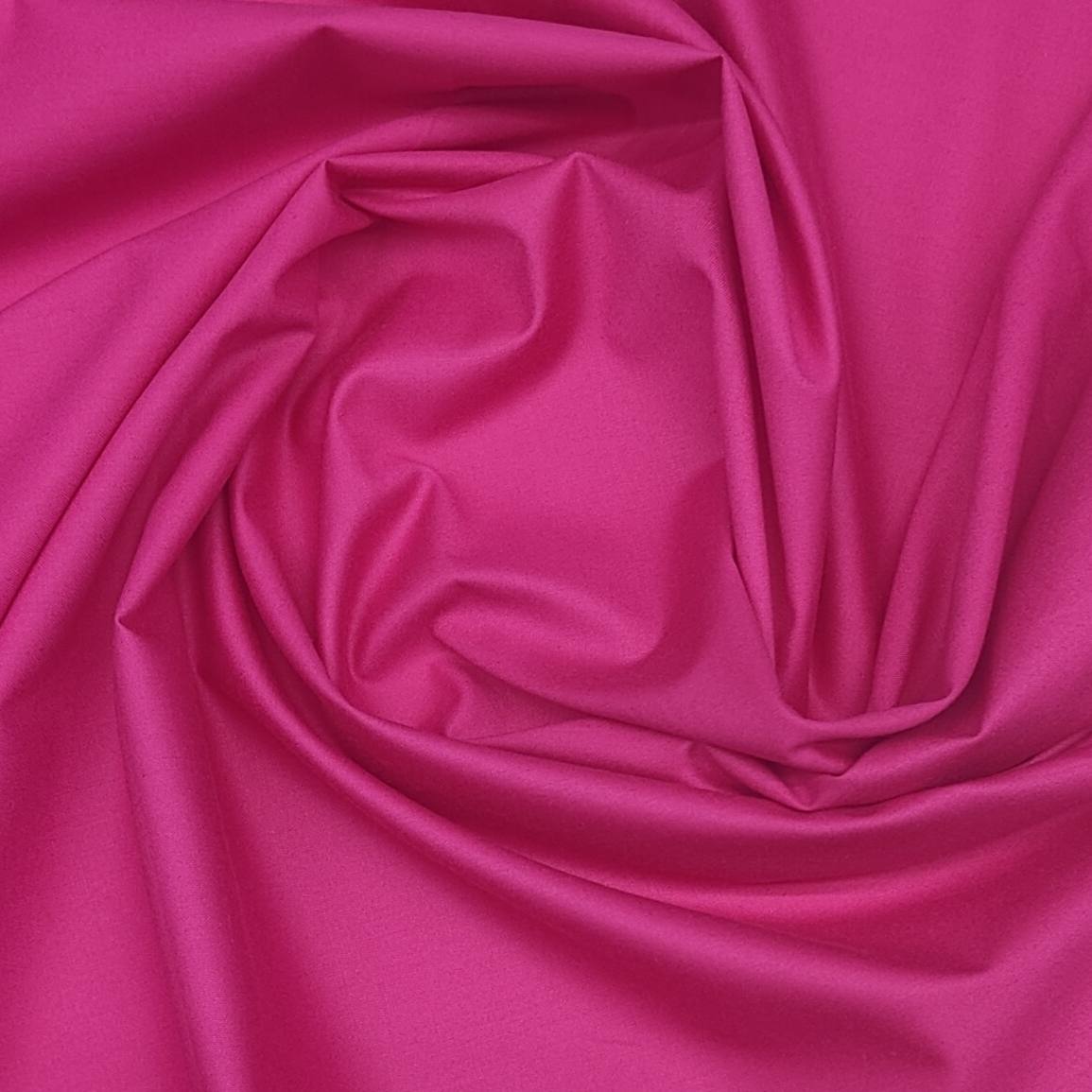 ManTire Men's Premium Polyester Viscose Soft Plain Shirt Fabric Color Magenta Pink