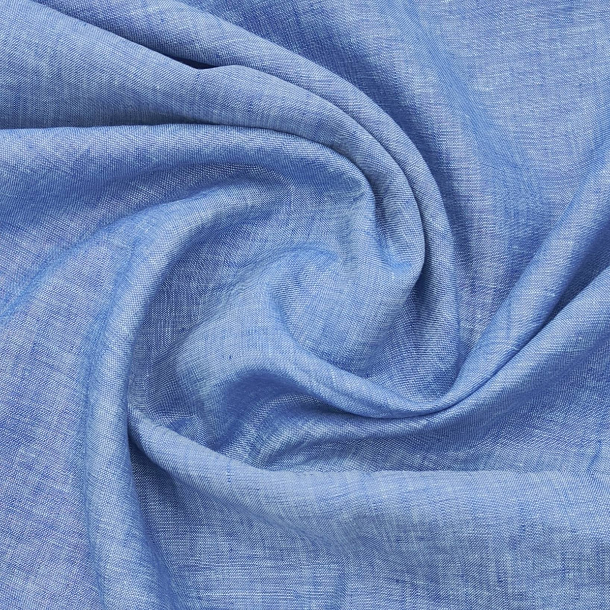 Raymond Pure linen Plain Shirt Fabric (blue)