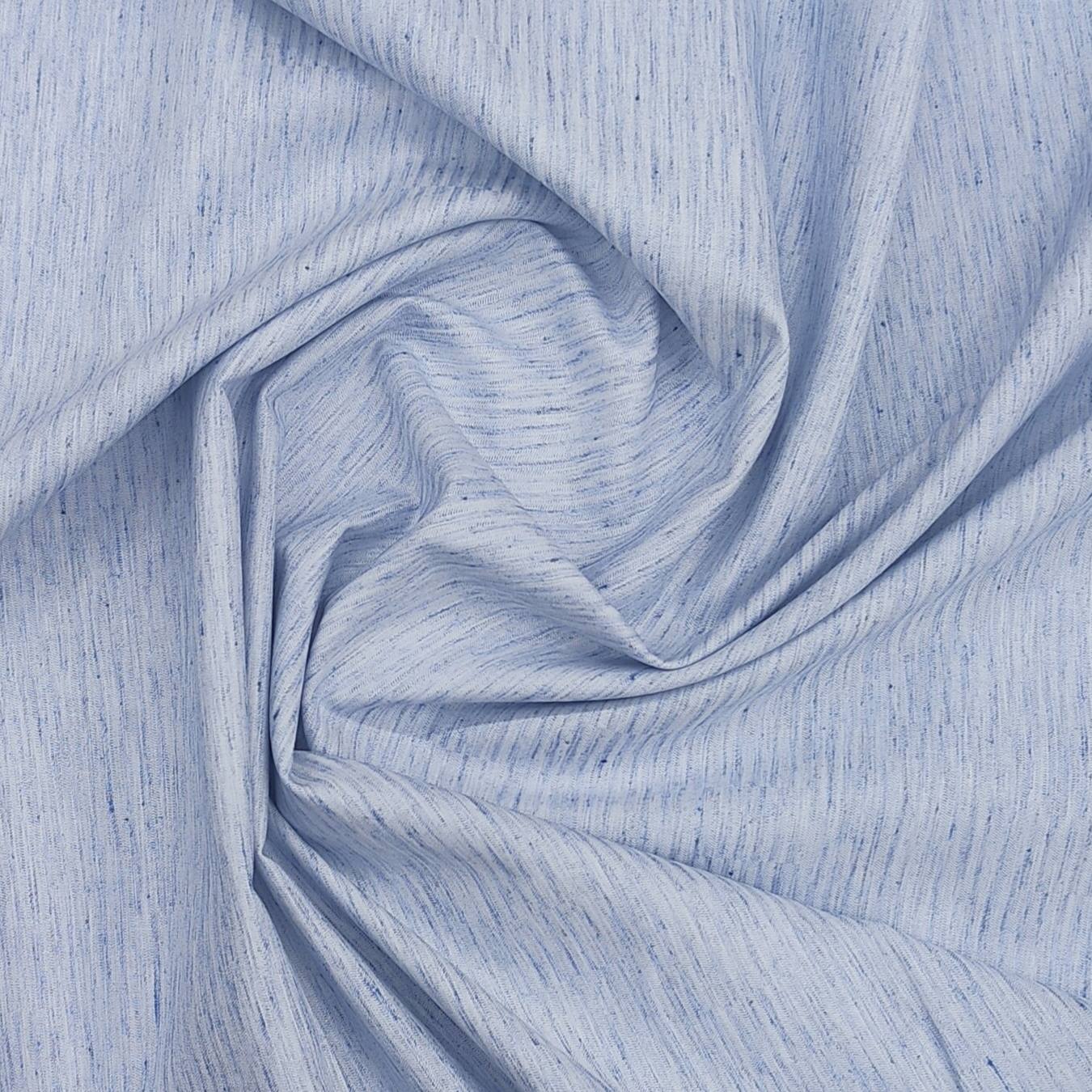 Birla Century Pure Cotton Premium Giza cotton Khadi look Shirt Fabric Colour Light blue