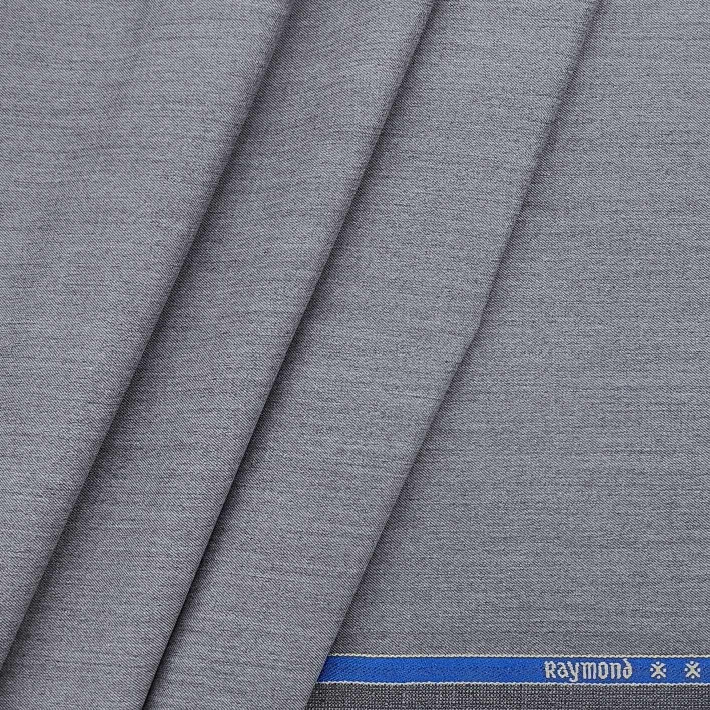 Raymond Terrywool Grey Plain Premium trouser fabric