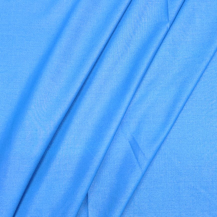 ManTire Special PolyViscose Soft Premium Shirt Fabric Colour Aegean Blue