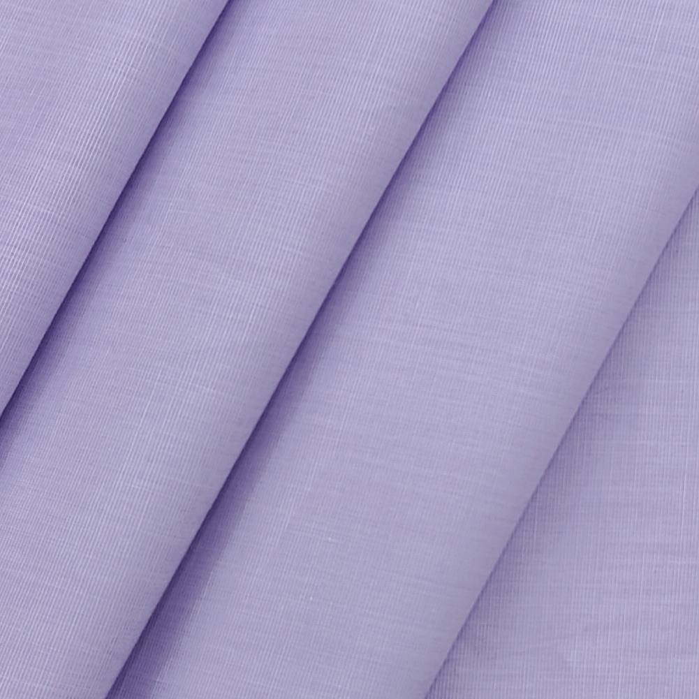 Shirt Fabric Soktas 60s Giza Cotton FIll a Fill Plain Colour Lavender