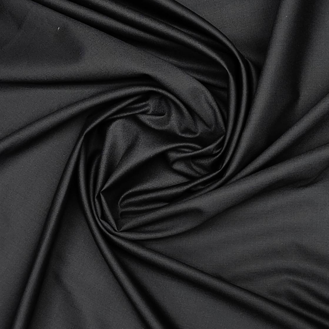 ManTire Black Pathani suit Fabric for Men(Soft and Fine)