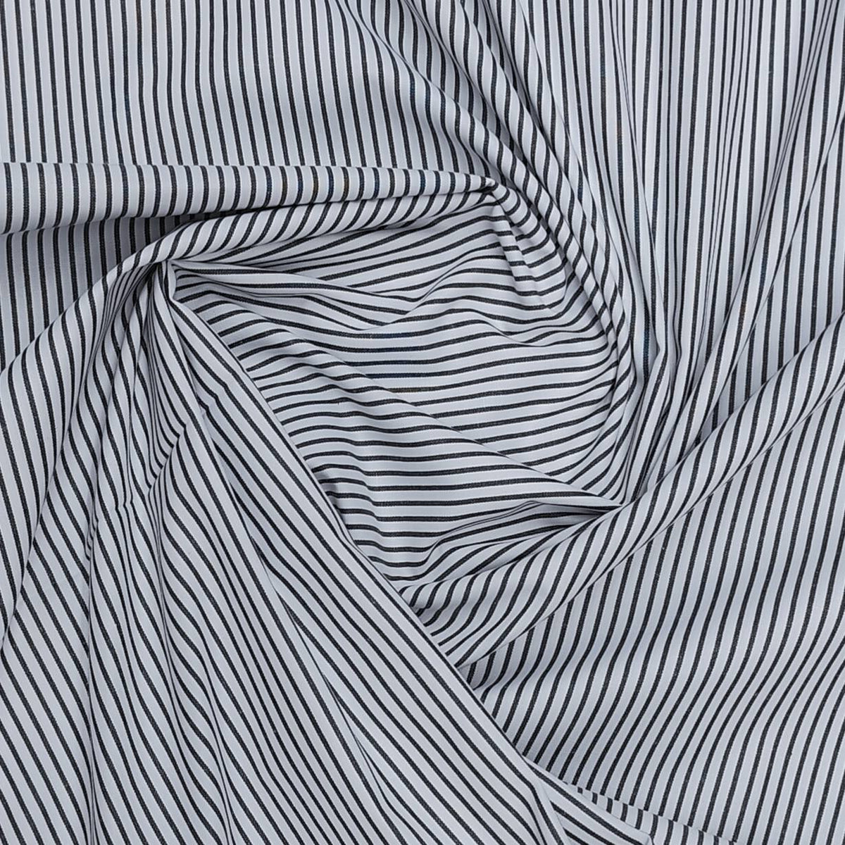 ManTire Men's formal black lining Poly Cotton shirt fabric