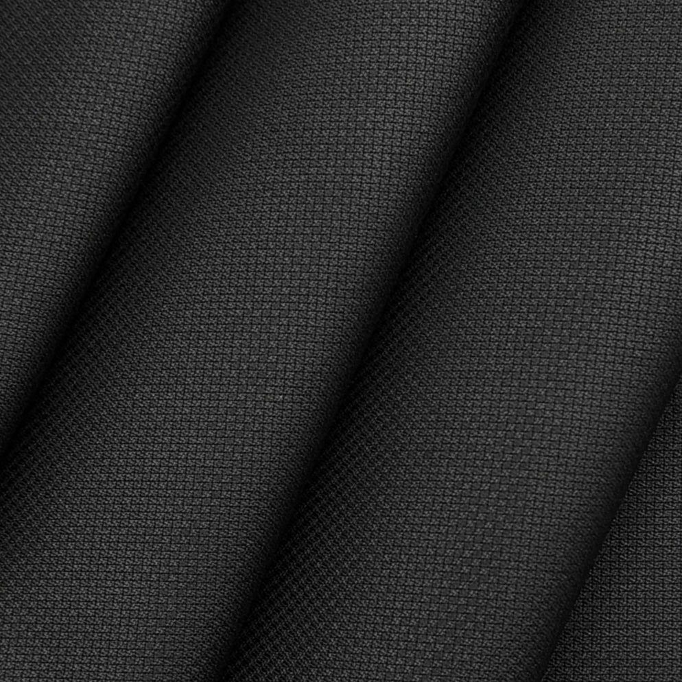Raymond Men's Polyester Viscose Self Textured Trouser Fabric Colour Black