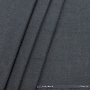 Siyaram Men's Premium Structured unstitched Trouser Fabric (Dark Grey)