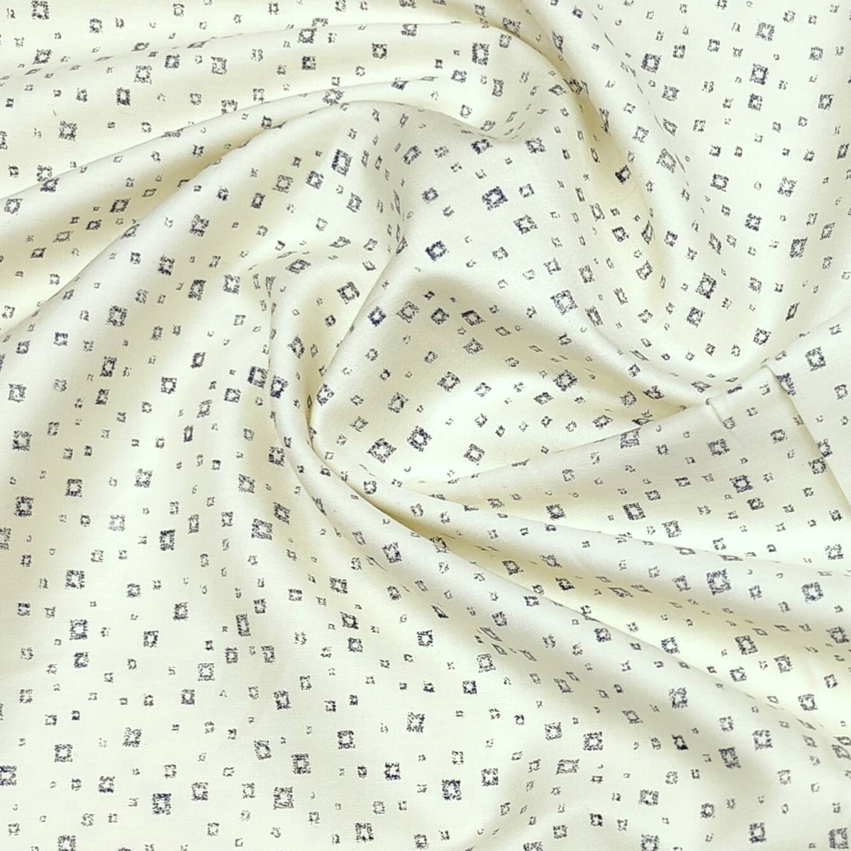 Mantire 100% cotton Premium Printed shirt Fabric Colour cream