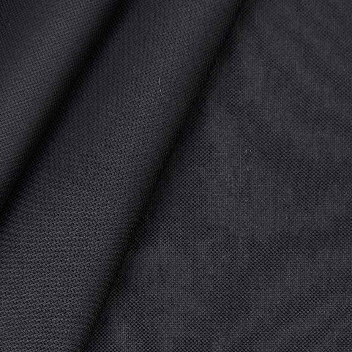 Birla Century Men's Pure Cotton Premium Stretchable Structured Trouser Fabric (Colour Black)