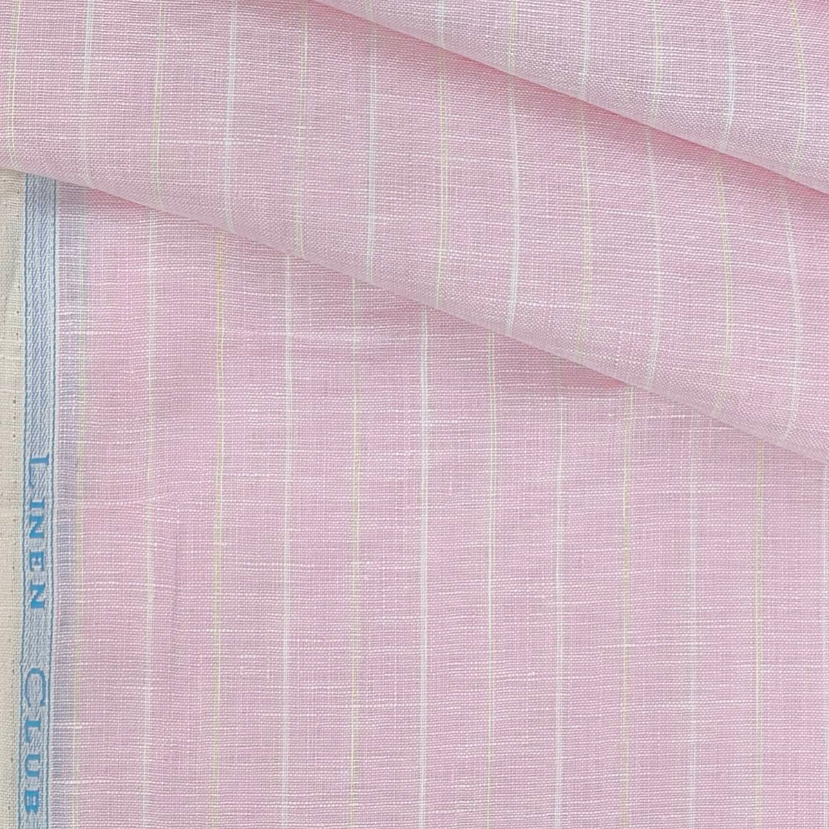 Linen Club Pure linen Broad Lining Shirt Fabric colour Pink