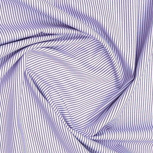 ManTire Men's Premium Polyester Cotton Pin Lining Shirt Fabric Color Lavender