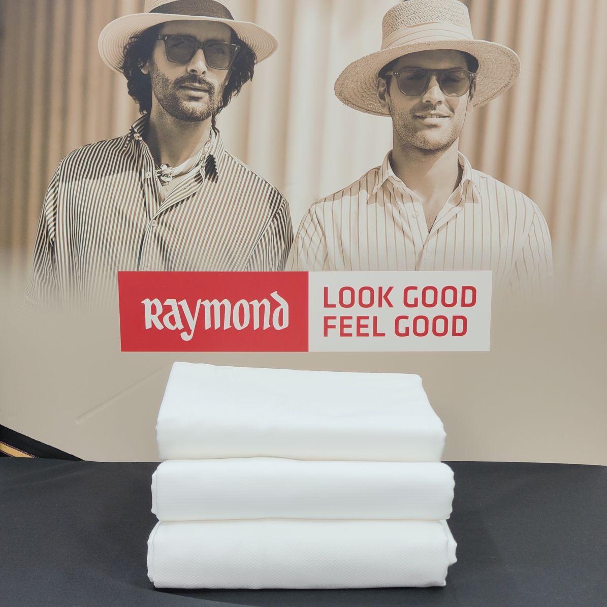 Shirt Fabric Raymond Finest Giza Cotton Dobby White