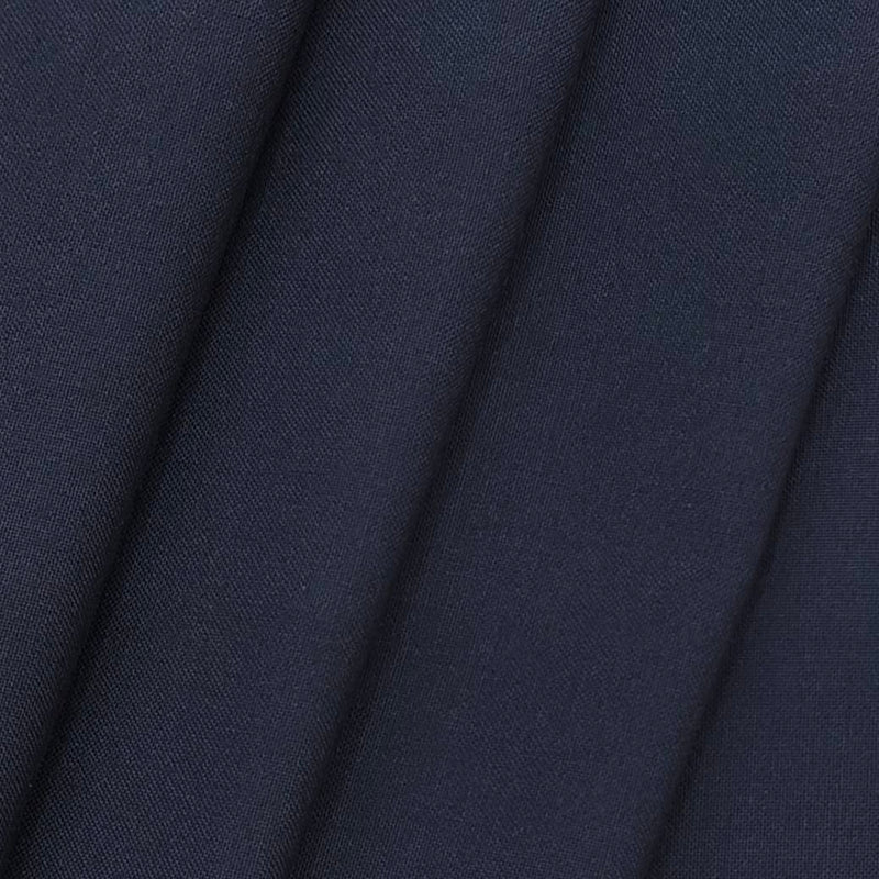 Siyaram Men's Polyester Viscose Matti Plain Trouser Fabric Colour Dark Blue