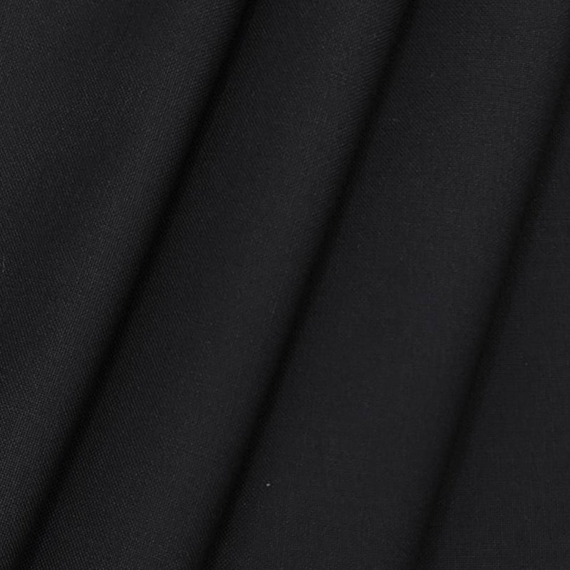 Siyaram Men's Polyester Viscose Matti Plain Trouser Fabric Colour Black