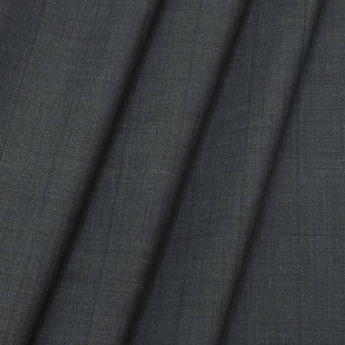 Siyaram Men's Polyester Viscose Self Textured Trouser Fabric Colour Gunmetal Grey