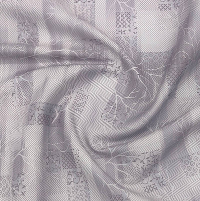 Siyaram Mens Poly Cotton Digital Printed Shirt Fabric Colour(Elephant Brown)