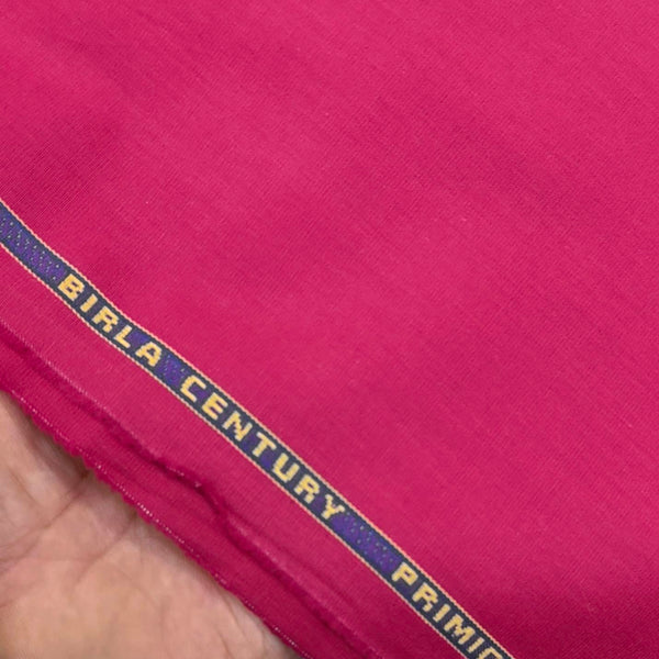 Birla Century Pure cotton Plain Fill a Fill Shirt Fabric Colour Mild Maroon