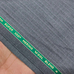 Raymond 100s count Terry wool Lining Suiting Fabric Color Grey