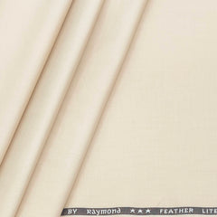 Raymond Terry Rayon Plain Suiting Fabric Color Cream