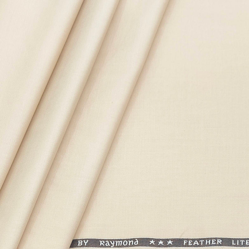 Raymond Terry Rayon Plain Suiting Fabric Color Cream