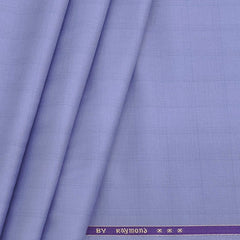 Raymond Poly Viscose Premium Check Trouser Fabric Colour Lavender