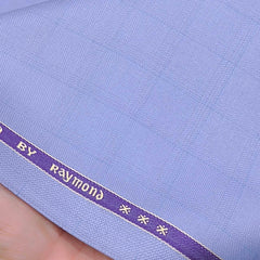 Raymond Poly Viscose Premium Check Trouser Fabric Colour Lavender