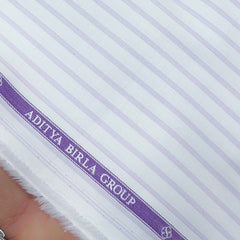 Soktas Men's Premium Giza Cotton Lining Shirt fabric Colour Voilet