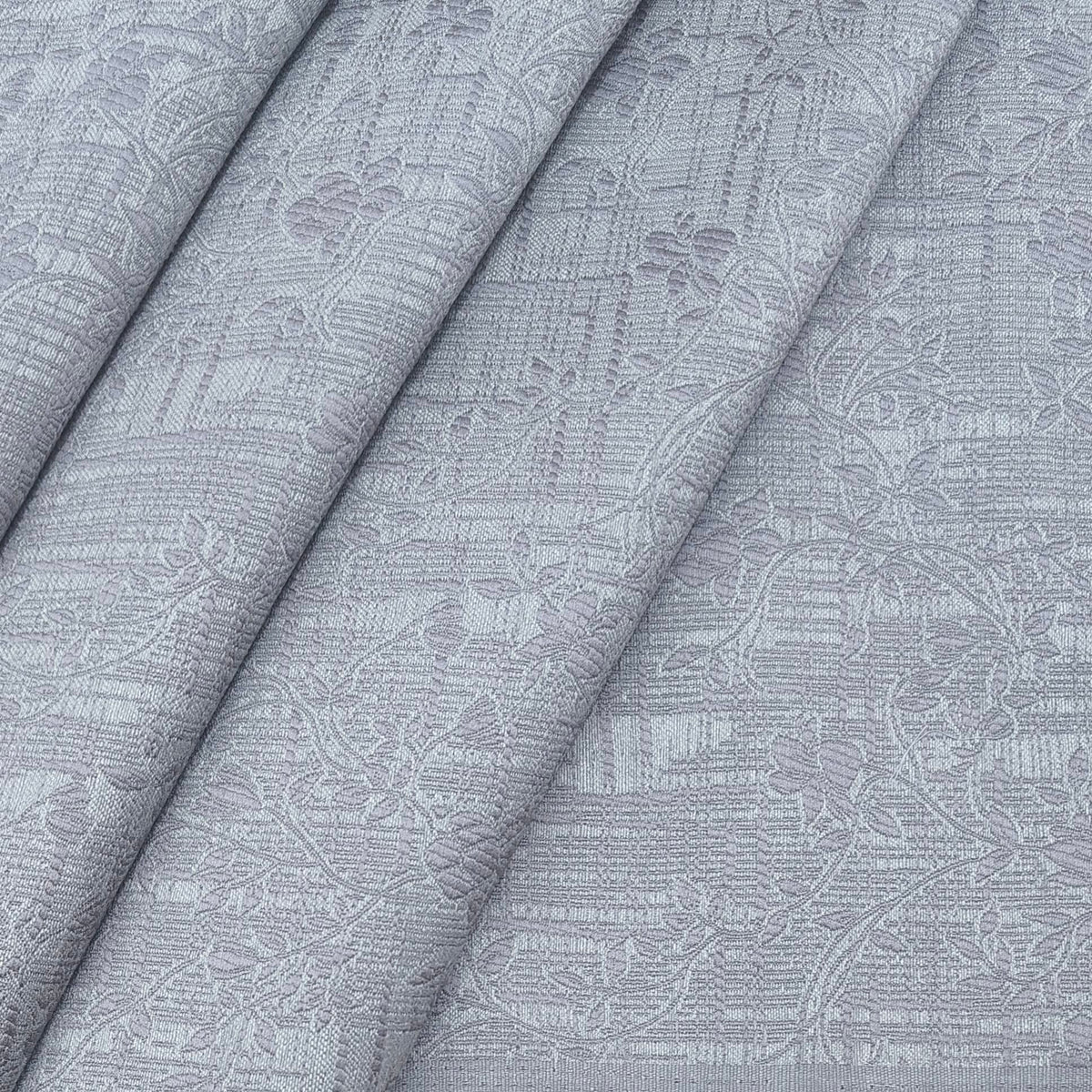 ManTire Premium Jacquard Koti n BandhGala Fabric Colour Grey