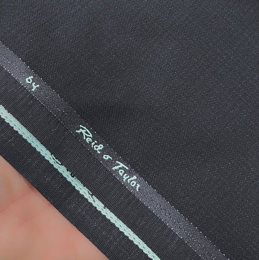 Trouser Fabric Reid & Taylor Polyester Viscose mild Check Color Sparkle Black