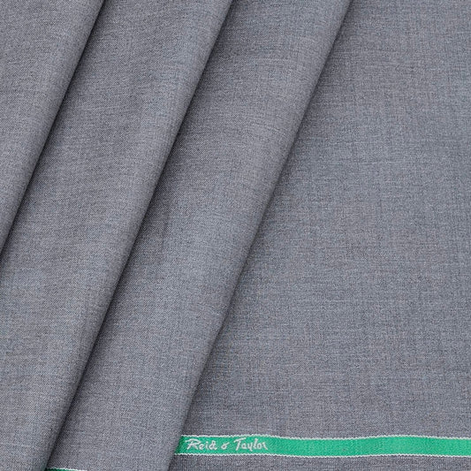 Trouser Fabric Reid & Taylor Polyester Viscose Self Color Whale Grey