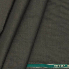 Trouser Fabric Raymond Wool Blended Plain Colour Mahendi Green