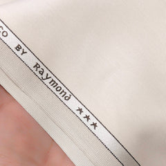 Trouser Fabric Raymond Polyester Viscose Plain Color Latte Brown