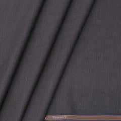 Trouser Fabric Siyaram Polyester Viscose Plain Colour Dark Brown