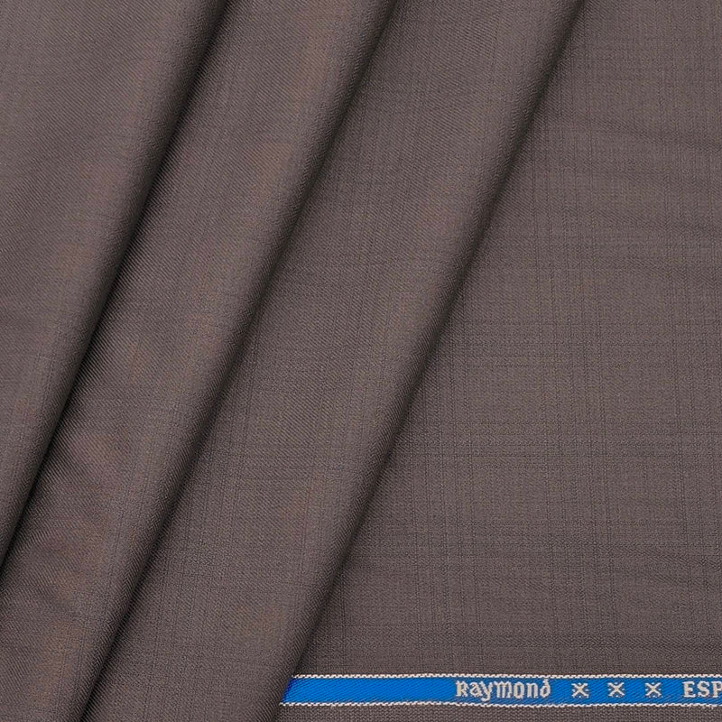 Trouser Fabric Raymond Wool Blended Mild check Colour Heat Brown