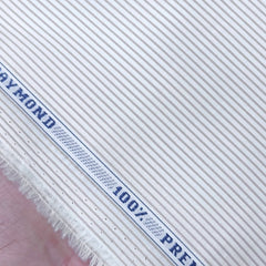 Shirt Fabric Raymond Premium 100% Cotton Pin Lining Colour Dirt Brown