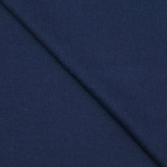 Blazer Fabric OCM fine count 100% Wool Plain Tweed Colour Dark Blue